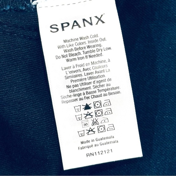 SPANX Size Small Alexia Blue Skinny Side Zip Jegging Jeans - Picture 6 of 6